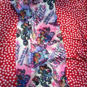 Dolls Kill Red and White Polka Dot Scarf